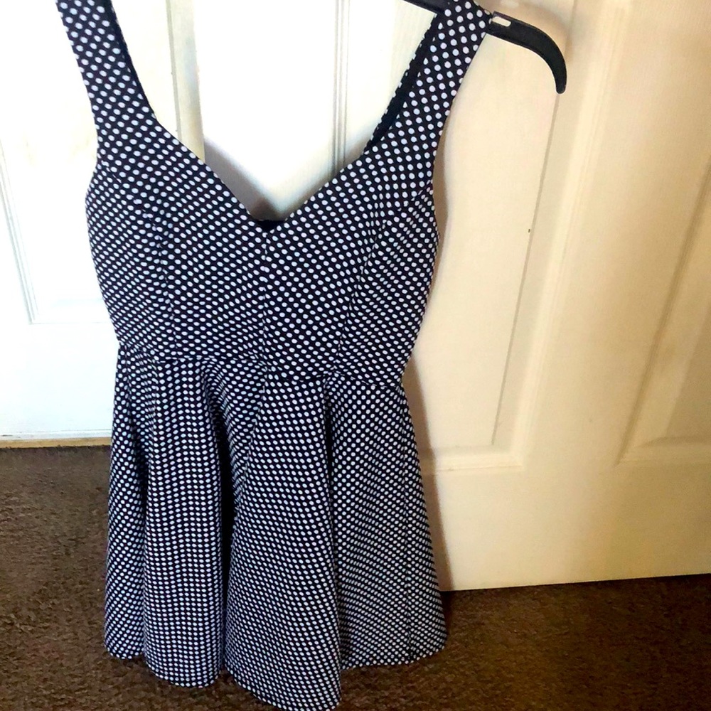 Black and white Polka Dot Dress - Size Small